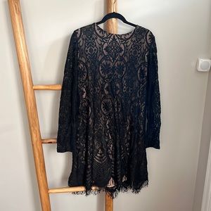 BCBG MaxAzria Black Lace Dress